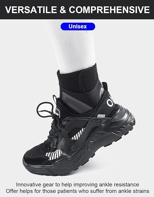 SUJAYU 2 Pack Ankle Brace & Elastic Supports for Men & Women, Ankle Support Ankle Compression Sleeve, Ankle Wrap Ankle Sleeve Ankle Brace for Sprained Ankle (White, Small)