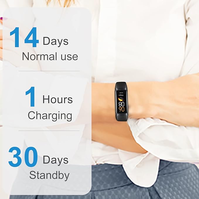 Zeacool Fitness Tracker with 24/7 Heart Rate, Blood Oxygen Blood Pressure Sleep Monitor, Activity Trackers 5 ATM Waterproof,Step Calorie Counter Pedometer Health Smart Watch for Women Men