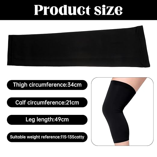 ElevateTech Knee Brace Undersleeve, Knee Sleeves for Men Non-Slip Breathable Sleeve Knees Support for Women Cooling Protective Liner Sports Running Basketball Gym (Black)