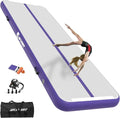 AKSPORT Gymnastics Air Mat Tumble Track Tumbling Mat Inflatable Floor Mats with Air Pump for Home Use/Tumble/Gym/Training/Cheerleading/Parkour/Beach/Park/Water