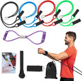 Baseball Resistance Bands for Pitchers – Pro-Grade Arm Strength & Pitching Bands | 4-Level Adjustable Resistance Bands for Baseball/Softball Training (All Ages)