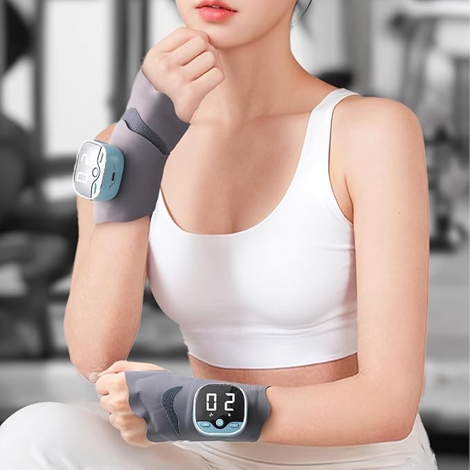 Cordless Wrist Heating Pad, Adjustable 3 Heat Levels Hand, Rechargeable Wrist Tendon Massager, Wearable Hand Heating Pad, for Office,Outdoor Sports (1Pcs)