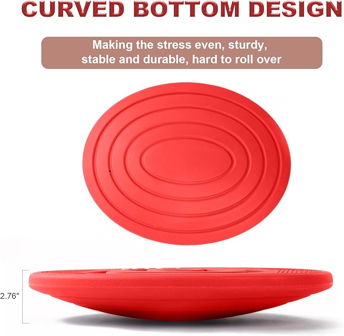 Kids Maze Balance Board - Wobble Trainer for Ski Surf Snowboard, Non-Slip Sensory Rocker Ages 3-12, Core Therapy & Skate Prep