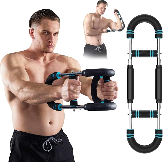 HOTWAVE Twister Arm Trainer, Adjustable Chest & Arm Exerciser for Men Women, Portable Home Fitness Equipment Kit for Upper Body Muscle Strength Training, Ideal for Self-Use or Gifting
