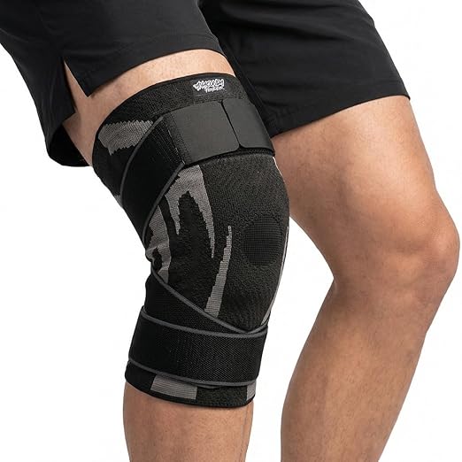 Anaconda Fightwear Stabilizer Knee Brace (XX-Large) - Compression Support Sleeve with Spring Stabilizers for Shock Absorption & Joint Health - Fits Left or Right Leg - Ideal for Athletes, Men & Women