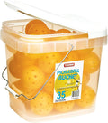 Tourna Strike Bucket of Pickleballs (35 Outdoor Balls), Yellow
