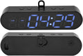 Portable Gym Timer, USB Rechargeable Magnet Workout Clock Large Dispaly Interval Timer Stopwatch with Buzzer, HIIT Tabata Boxing Timer for Home Exercise