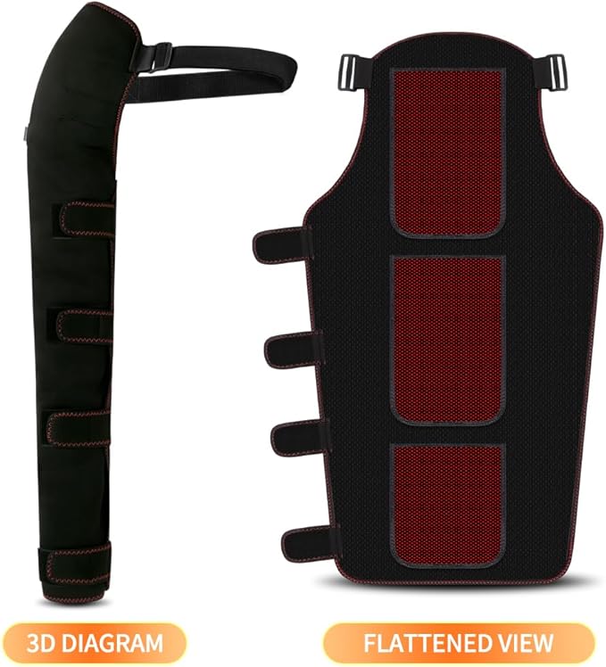 Shoulder Arm Hand Heating Pad for Pain Relief, Ultra Long Heated Wrist Wrap Heated Elbow Brace Hand Warmer for Tendonitis, Arthritis, Sports Injury Recovery, 3 Temperature Settings & Timer