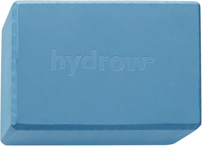 Hydrow Yoga Blocks - Supportive & Lightweight EVA Foam for Yoga, Pilates, Meditation, 9 x 6 x 4 inches, Blue