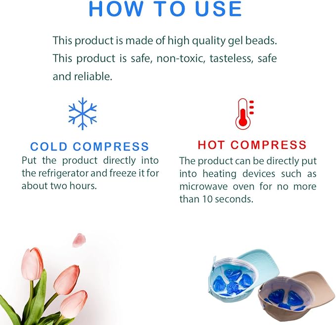 Head Gel Ice Pack, Helmet Ice Pack, Used for Catcher Helmets, Outdoor Sport, Equestrian Riding, Operation On The Head, Relieve Summer Heat and Keep Cool (2 Count)