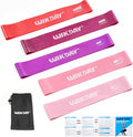 WIKDAY Resistance Bands for Working Out Exercise Loop Bands Workout Bands Set for Men Women Body Stretching, Crossfit Training, Home Workout, Physical Therapy, Booty Legs, Set of 5