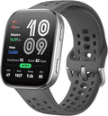 Amazfit Bip 6 Smart Watch 46mm, 14 Day Battery, 1.97" AMOLED Display, GPS & Free Maps, AI, Bluetooth Call & Text, Health, Fitness & Sleep Tracker, 140+ Workout Modes, 5 ATM Water-Resistance, Charcoal