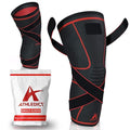 ATHLEDICT Knee Brace Compression Sleeve with X Strap for Support & Pain Relief for Meniscus Tear, ACL, MCL, Running - Men & Women XXXL Plus Size