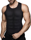 Mens Compression Shirt Slimming Body Shaper Vest Workout Tank Tops Abs Abdomen Undershirts