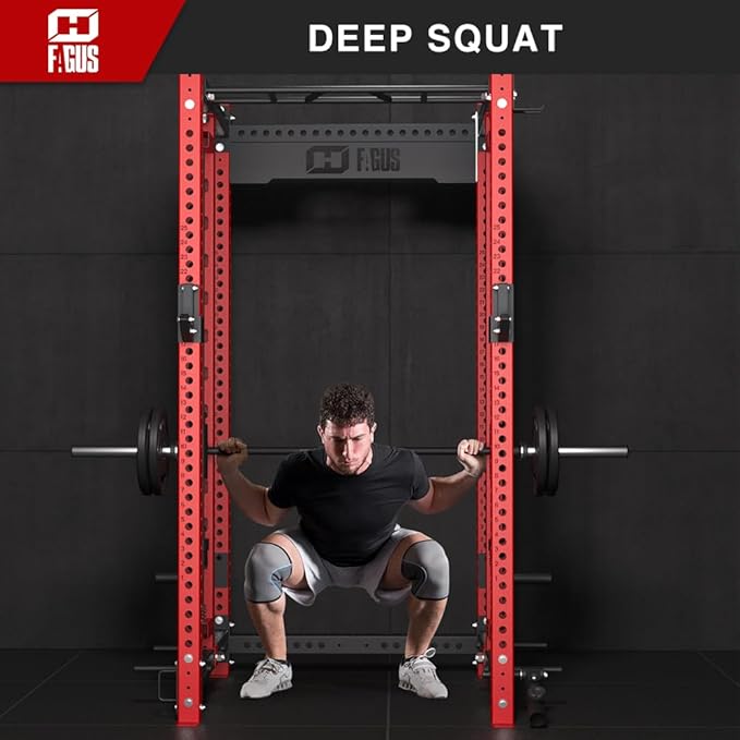 Smithe Machine Attachment for 3"x3" Power Cage Squat Rack, 2400lbs Multi-Functional Power Rack, Commercial Weight Lifting Gym Cage for Home Gym Free Weight with Attachment Set