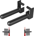 Weight Plate Holder for Squat Rack and Power Rack, 3"x3" Rack Attachments fit Olympic 2 Inch Plates, Gym Plate Storage Rack (2 Inch Rounded End)