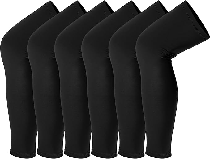 Skylety Leg Sleeves Compression Long Knee Sleeve UV Protect for Men Women Sport Basketball Football