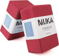 Muka Yoga Blocks 4x6x9 Inch, High Density EVA Foam Yoga Brick for Meditation, Pilates
