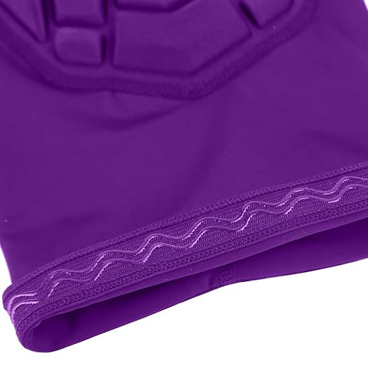 Knee Pads Wrestling Knee Sleeve Compression Leg Sleeves for Volleyball Basketball, Knee Compression Sleeve for Youth and Adult(Purple_XS_2 Pcs)