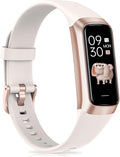 Fitness Tracker with 24/7Heart Rate, Blood Pressure, Sleep Tracking, Calorie, Activity Tracker with 1.1" AMOLED Color Screen, Waterproof Step Tracker for Android iPhones Women Men