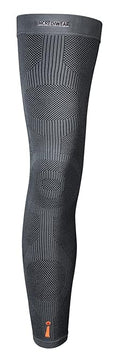 Incrediwear Leg Sleeve – Full Length Long Leg Sleeve for Leg Pain Relief & Muscle Recovery, Helps Reduce Swelling & Inflammation, Promotes Circulation, Leg Sleeves for Men & Women (Charcoal, Large)
