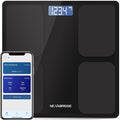 Smart Scale for Body Weight, BMI, Body Fat, Muscle Mass, 11" Large Digital Bathroom Scale, 12 Body Composition Analysis, Sync App, Bluetooth, LED Display, 400 lbs - Nexa 1