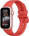 Fitness Tracker with Step Counter/Calories, Activity Health Tracker with Blood Pressure Heart Rate Monitor, Sleep Tracker, 137+ Sport Modes, Pedometer SmartWatch, Gift for Women Men FluorescentOrange