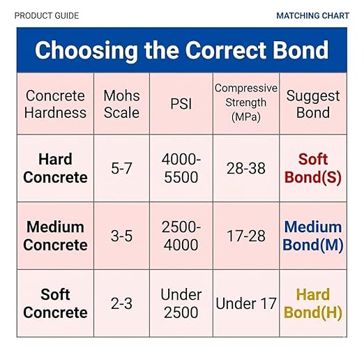 Concrete Floor Grinding Disc, Metal Bond Diamond Tooling for Concrete Preparation Thin Epoxy Remove, Compatible with Lavina Original Quick Change System Grinders, 30/40 Medium Bond, 9PCS