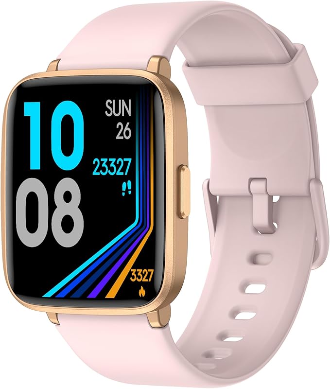 LIVIKEY Fitness Tracker Watch with Heart Rate Monitor, Activity Tracker with Pedometer, Sleep Monitor, Calories & Step Counter, IP68 Waterproof Smart Watches for Women Men Fitness Watch for Sports