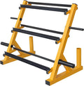 Heavy Duty 3 Tier Dumbbell Rack Multifunctional, Weight Rack For Dumbbells, Home Gym Equipment, Suitable For Storage Of Dumbbell, Kettle Bell, Barbell Plate, Barbell Bar