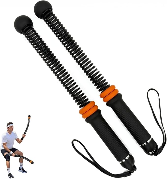 Weighted Ropeless Battle Ropes,Cordless Workout Ropes for Home Gym, Portable Exercise Rope for Strength Building, HIIT and Low-Impact Aerobic Training for Women&Men (Black+Orange)