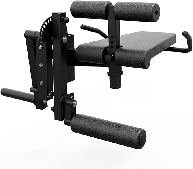 Mikolo Leg Curl and Extension Attachment for 3" x 3" Power Cage Rack Attachment Set,Home Gym Accessories
