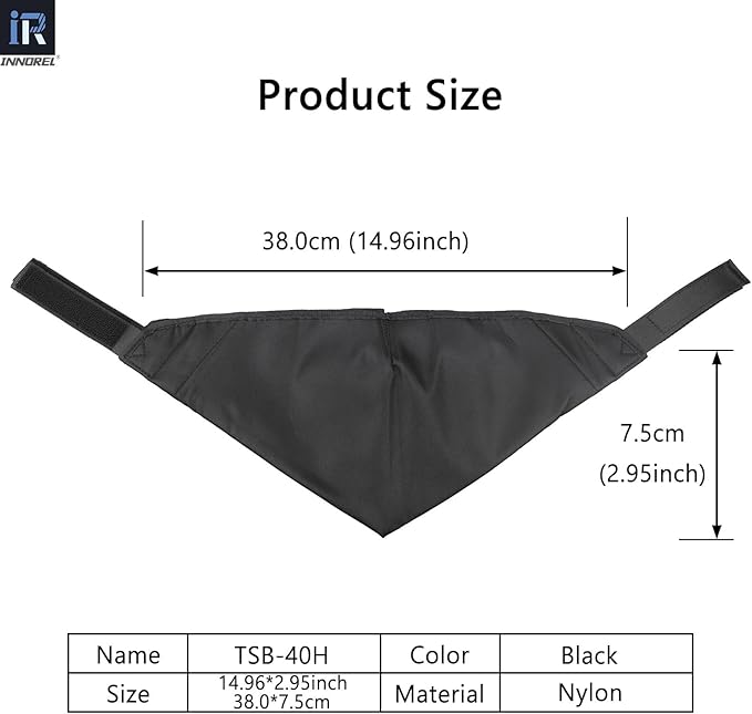 INNOREL TSB-40H Weight Bag Tripod Stone Video Sand Bag Waterproof SandBag for Universal Lightweight Travel Tripod Professional Camera Equipment Storage,Astrophotography Paintings,Load 33lb/15kg(Black)