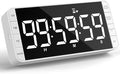 7.8" Digital Kitchen Timer with Large LED Display, Magnetic Rechargeable Countdown Timer, 5 Alarms & 4 Volume Levels, 99H Count Up/Down Timer for Cooking, Classroom & Study