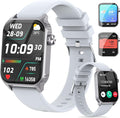 Smart Watch for Men, 120 Sports Modes Smartwatch with 1.83" HD, Alexa Built-in, Heart Rate/Sleep Monitor, IP67 Waterproof, Bluetooth Call & Music Control Fitness Watch for iPhone/Android (Gray)