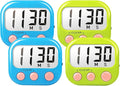 Classroom Timers for Teachers Kids Large Magnetic Digital Timer 4 Pack