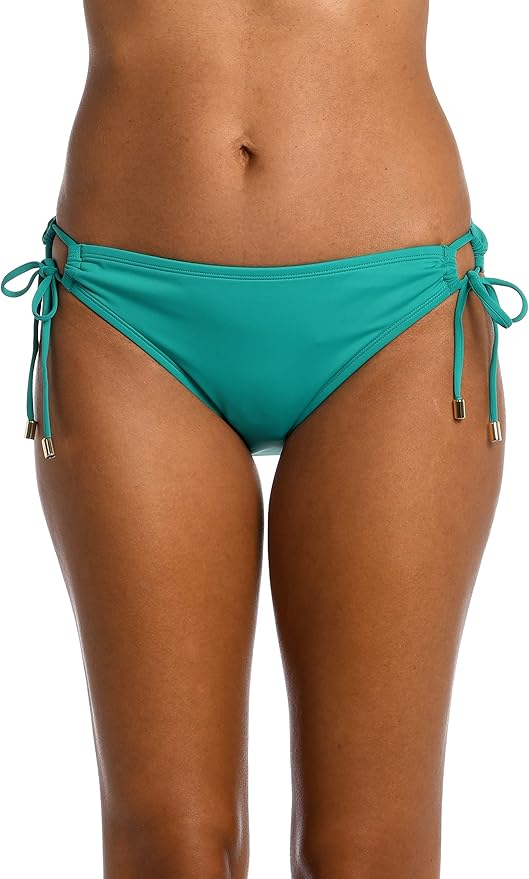 La Blanca Women's Island Goddess Side Loop Hipster Bikini Swimsuit Bottom