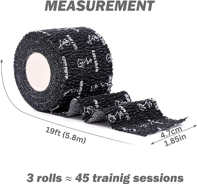 WARM BODY COLD MIND 1.85" Weightlifting Thumb Tape - Hook Grip Tape for Powerlifting, Cross Training, Gym Tape, Workout, Weight Lifting Tape, Athletic Finger Wrap (Mix V3 3 Rolls)