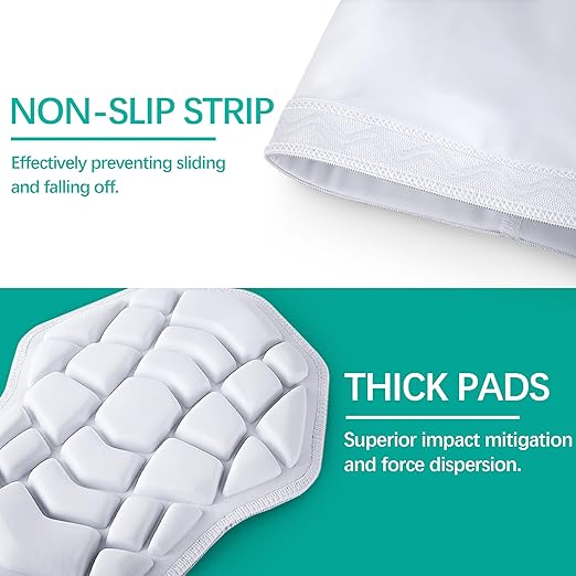 Wrestling Knee Pads for Kids Youth Adult, Knee Compression Sleeve for Basketball Volleyball Football, 1 Pair Short Knee Pads Sleeves ((#2) White-2pcs,Small)