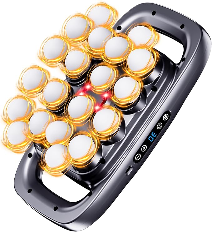 20-Head Massage Gun,2026 Upgrade Deep Tissue Percussion Massager with 3 Modes 30 Intensities, Quiet Muscle Tension Release Electric Massage Tools for Back, Shoulders, Legs