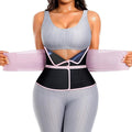 SHAPELLX Sauna Waist Trainer Women Tummy Control Waist Trimmer Cincher Ab Belt with Triple Wrap Sauna Suit for Workout