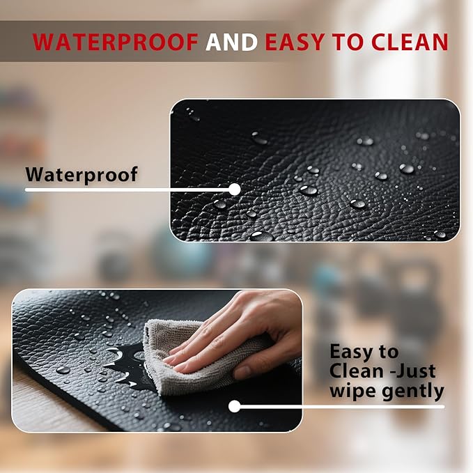 Walking Pad Mat – 79" x 39", 0.2" Thick Non-Slip Treadmill Mat for Carpet Floors & Hardwood, Shock Absorbing Exercise Mat & Under Treadmill Mat for Floor Protection in Home Gym