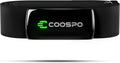 COOSPO Heart Rate Monitor Chest Strap H9Z, HRM Bluetooth 5.0 ANT+,Heart Rate Monitor Chest Sensor with Rechargeable Battery