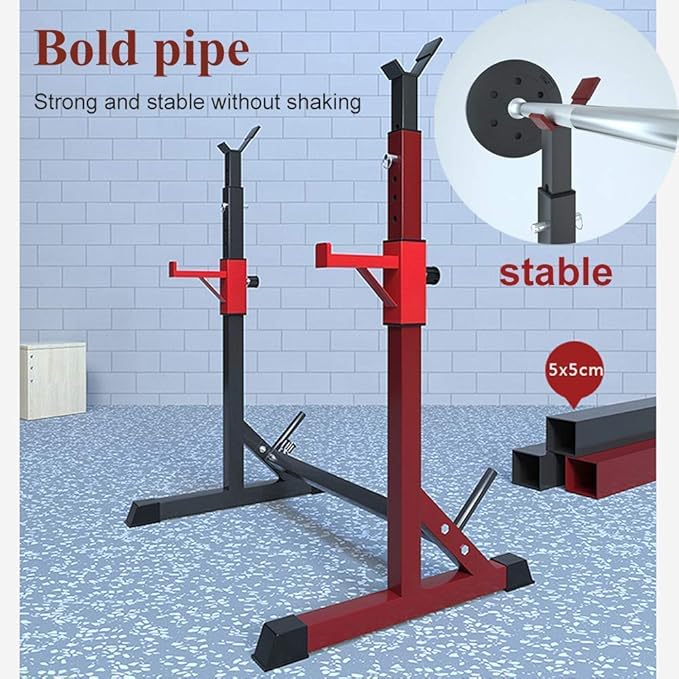 Barbell Rack, Squat Stands Rack Weight Rack Gym Rack Squat And Bench Press Rack Dumbbell Stand,Fitness Equipment Home Gym Indoor