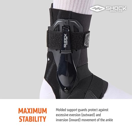 Shock Doctor L3 ZR Ankle Brace Right Black S
