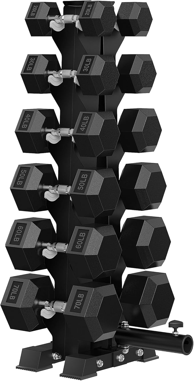 HANDBODE Dumbbell Rack A Frame Weight Rack Stand Dumbbell Weight Storage for Home Gym, Space-Saving Weight Stand for Home Gym