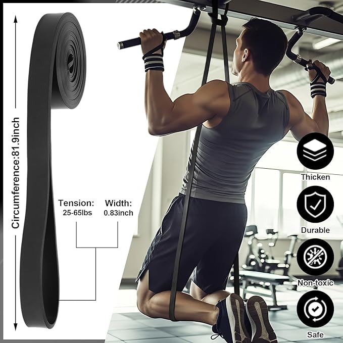 Outus 24 Pack Resistance Bands Bulk Pull up Assist Bands for Strength Training Physical Therapy Group Workouts & Home Fitness Portable Stretch Band for Men Women