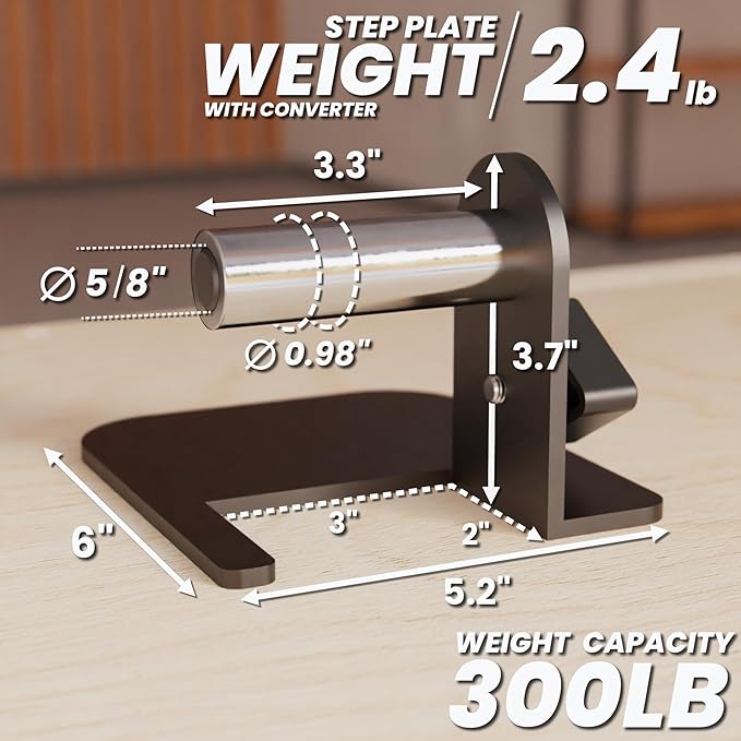 Synergee Step Plates for Power and Squat Racks. Compatible with 2x2, 2x3, and 3x3 Racks. Step-Up Plates for Reaching Pull-Up Bars, Chin-Ups, and Muscle-Ups
