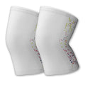 aoFIT Knee Brace for Women Men (1 Pair) 5mm Neoprene Knee Compression Sleeve Knee Support, Non-Slip Braces for Training & Fitness, Weightlifting, Marble Bloom X-Large