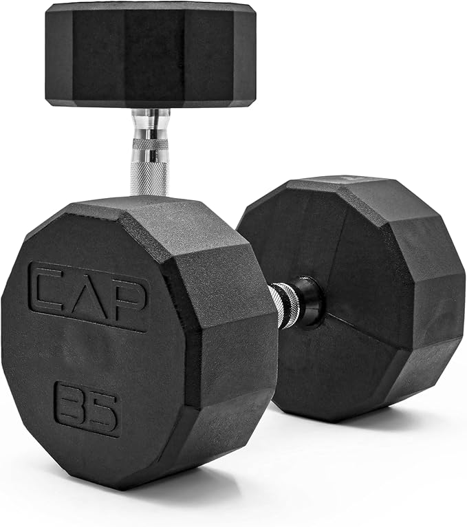 CAP Barbell Coated Dumbbell Weight | Multiple Options Pairs & Sets